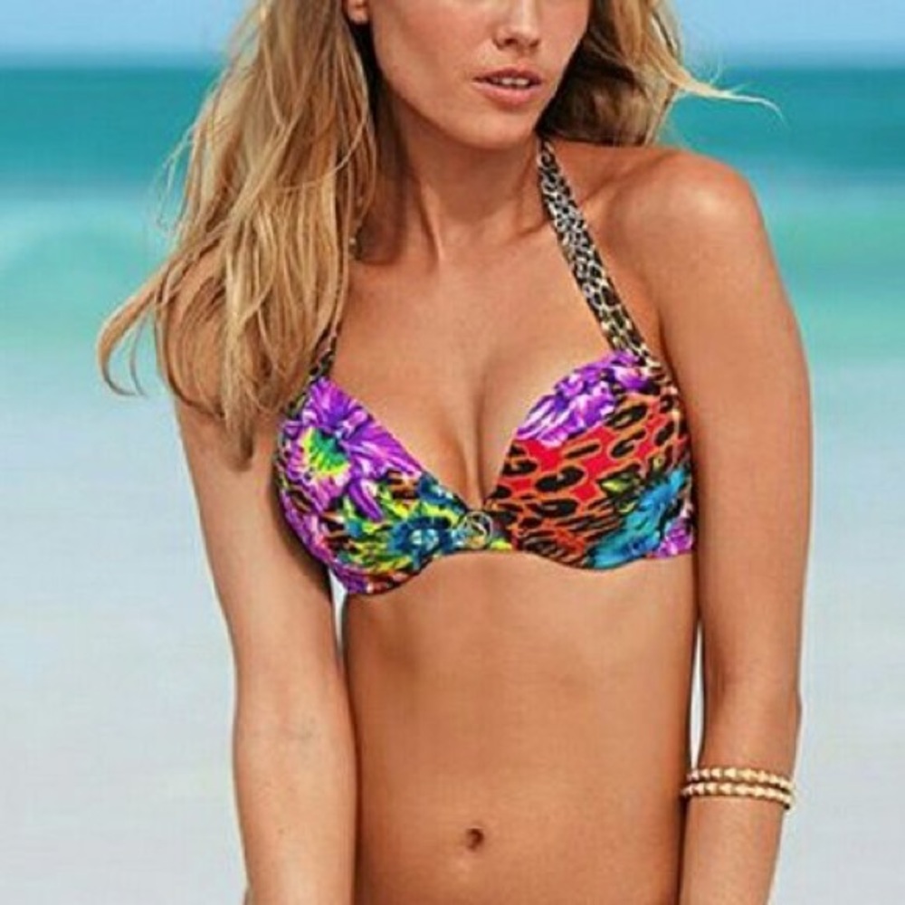 Victorias Secret Bombshell Floral Leopard Bikini